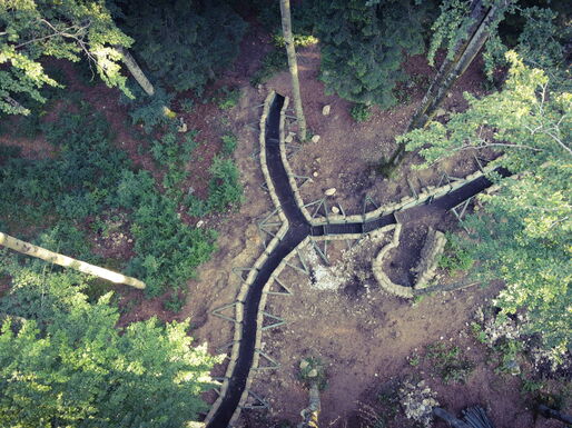 Überflug an markanten Stellen! Die "Monnier Ecke" und die "Spieß Treppe" zum "Kurrat Nest".
